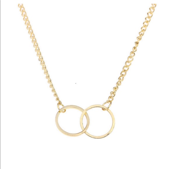 {KLARISSA} dainty “Karma" double loop necklace - Picture 2 of 3